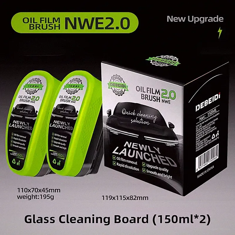 2026 New Automotive Oil Film Cleaning Brush, Clear Vision Glass Cleaner FREESHIP