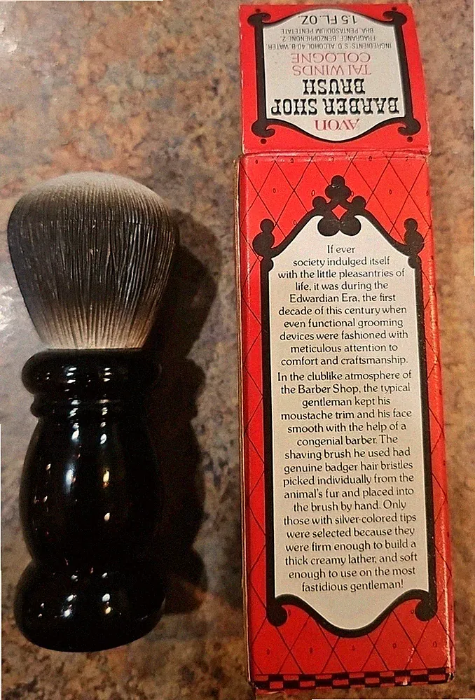 Avon Barber Shop Brush Tai Winds Cologne