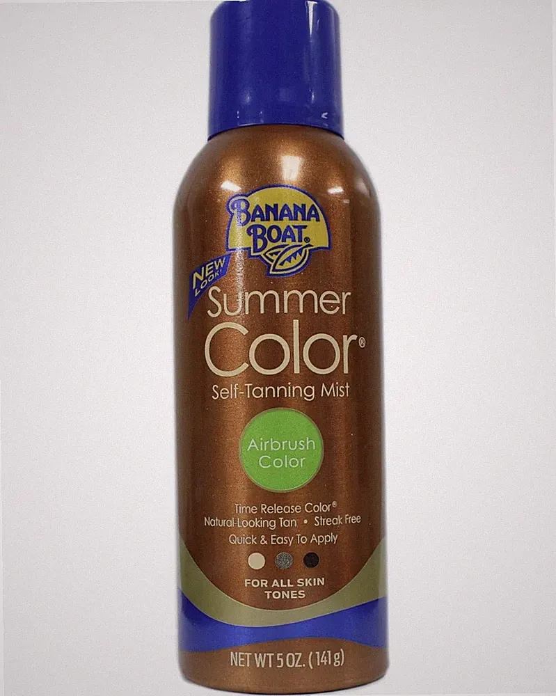 Banana Boat Summer Color Self Tanning Mist Air Brush All Skintones 5 Oz