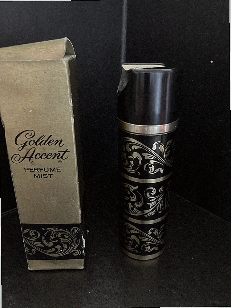 Golden Accent Fuller Brush Perfume Mist 2 oz TS Worn Box
