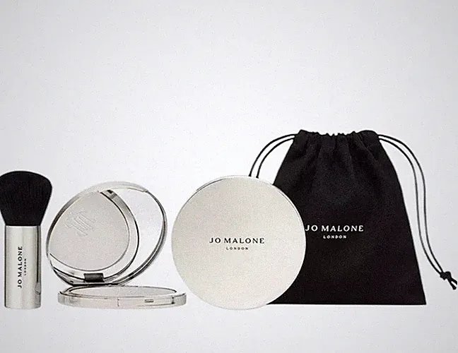 Jo Malone English Pear & Freesia Perfume Scented Body Powder Brush .5oz NEW