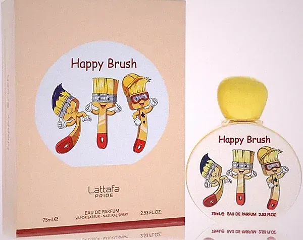 Lattafa Pride Happy Brush Eau De Parfum Spray 2.5oz 75ml f/Women Floral Oriental