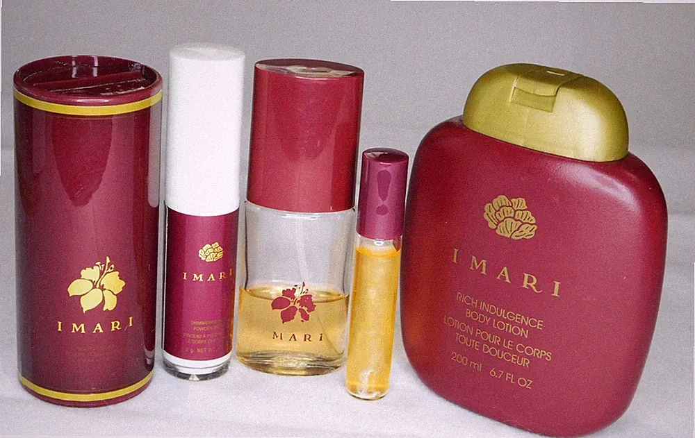 VTG Avon IMARI Spray & Roll Cologne, Powder, Lotion & Shimmering Powder w/Brush